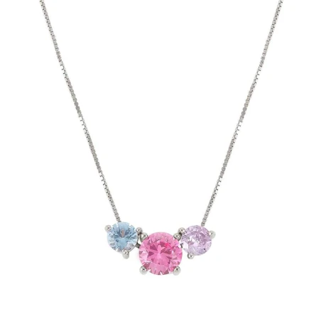 Gargantilla Nomination Colour Wave Mujer Plata y Circonitas Azules y rosa 149840/005