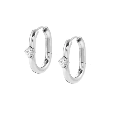 Pendientes Nomination Chainsofstyle Mujer Óvalo Acero y Circonita 029403/001