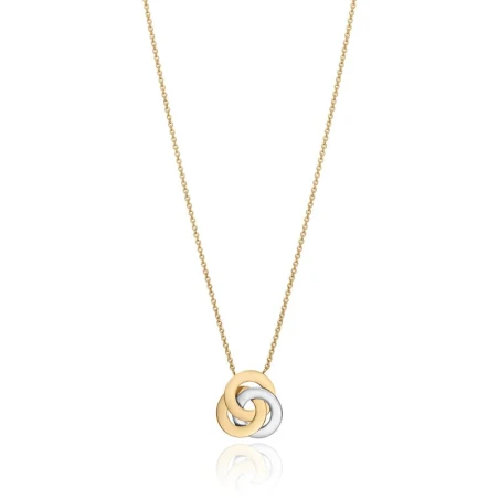 Gargantilla Viceroy Fashion Chic Aros Entrelazados Acero Baño Bicolor 75333C01012