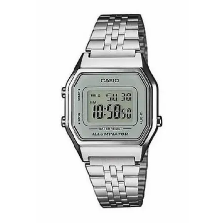 Reloj Casio Plateado Digital Unisex LA680WEA-7EF