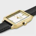 Reloj Cluse Fluette Negro y Dorado Analógico Mujer CW11504