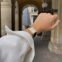 Reloj Cluse Fluette Negro y Dorado Analógico Mujer CW11504