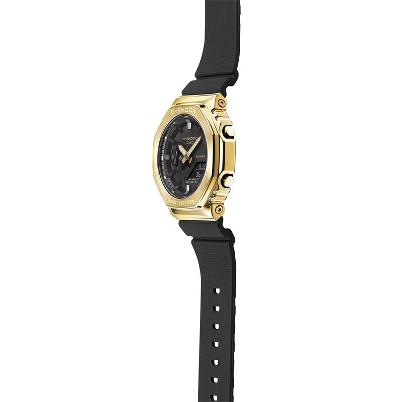 Reloj Casio G-Shock Classic Unisex Negro y Dorado Analógico y Digital GM-2100G-1A9ER