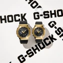 Reloj Casio G-Shock Classic Unisex Negro y Dorado Analógico y Digital GM-2100G-1A9ER