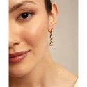 Pendientes UNOde50 Sublime Pink Baño Oro y Cristales Rosa PEN0912RSAORO0U
