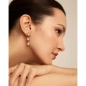 Pendientes UNOde50 Sublime Pink Baño Oro y Cristales Rosa PEN0912RSAORO0U
