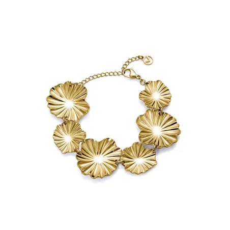 Pulsera Viceroy Fashion Flores Acero Baño Oro 15149P01012