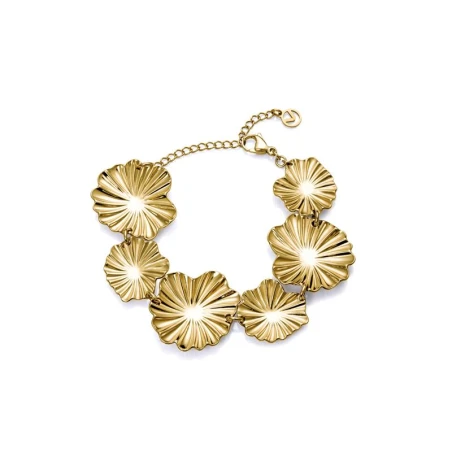 Pulsera Viceroy Fashion Flores Acero Baño Oro 15149P01012