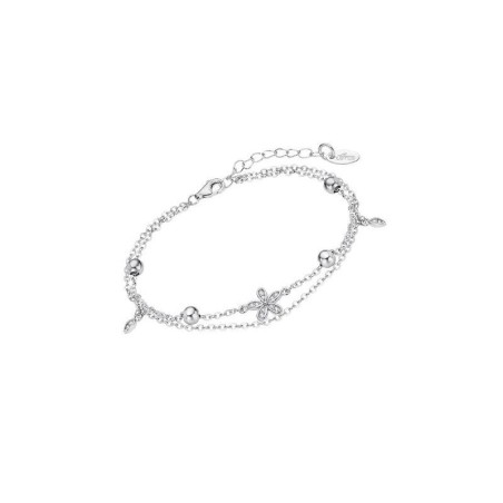 Pulsera Lotus Silver Estrella y Bolitas Plata y Circonitas LP3178-2/1