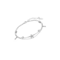 Pulsera Lotus Silver Estrella y Bolitas Plata y Circonitas LP3178-2/1
