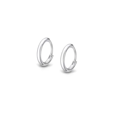 Pendientes Lotus Style Aro Criolla Plateado Hombre LS2174-4/1
