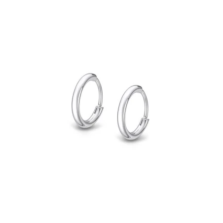 Pendientes Lotus Style Aro Criolla Plateado Hombre LS2174-4/1