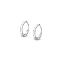 Pendientes Lotus Style Aro Criolla Plateado Hombre LS2174-4/1