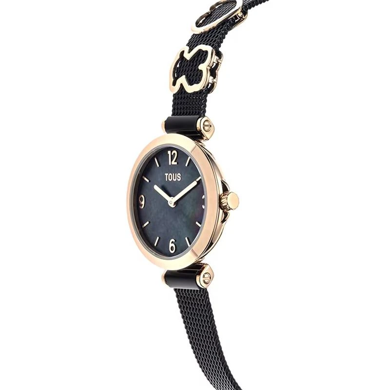 Reloj TOUS Icon Charms Negro y Rosado Analógico 300358200
