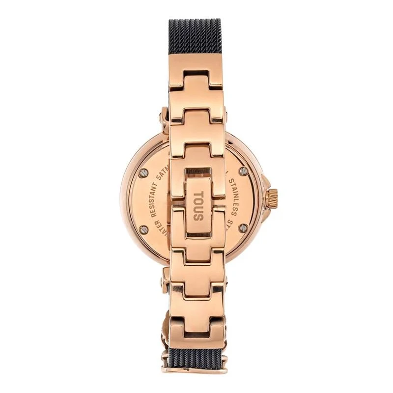 Reloj TOUS Icon Charms Negro y Rosado Analógico 300358200