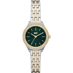 Reloj DKNY Plateado, Dorado y Negro, Analógico Mujer NY6632