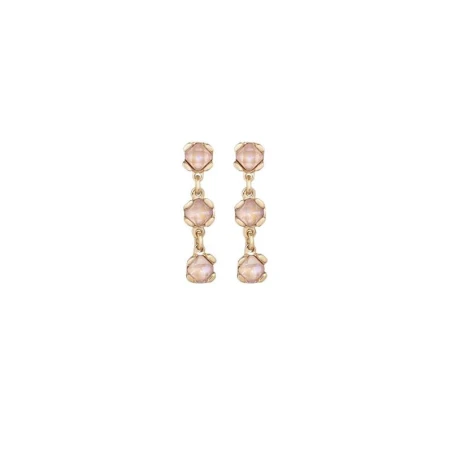 Pendientes UNOde50 Sublime Pink Baño Oro y Cristales Rosa PEN0912RSAORO0U