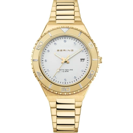 Reloj Bering Classic Dorado Analógico Mujer 18936-734