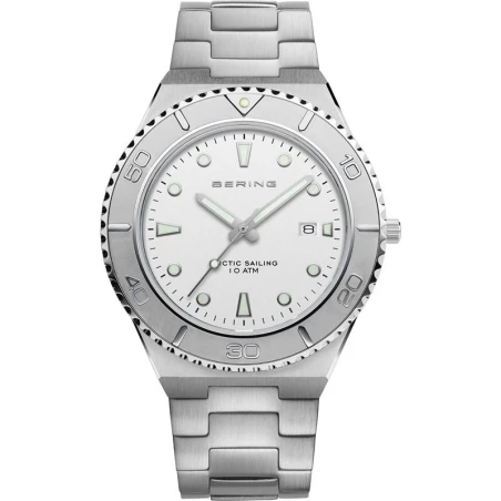 Reloj Bering Classic Plateado Analógico Hombre 18940-704