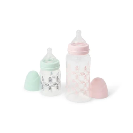 Pack TOUS Baby 2 Biberones Square Rosa 395825542
