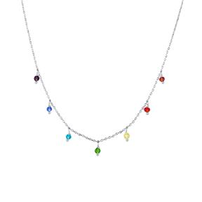 Collar Vidal&Vidal Baño Plata y Piedras Multicolor X2715140