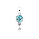 Charm Colgante Pandora Globo Cristal Murano Azul 792792C01