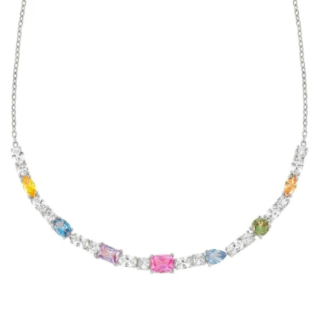 Collar Nomination Colour Wave Plata Baño Rodio y Circonitas Multicolor 149845/010