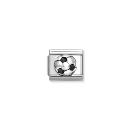 Composable Classic SIMBOLOS en acero, es y plata 925 Pelota de futbol
