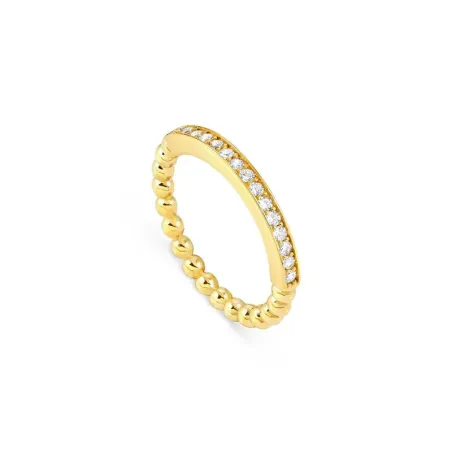 Anillo Nomination Lovecloud Bolitas Plata Baño Oro y Circonitas Blancas 240509/012/005