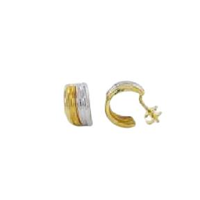 Pendientes Aro Oro bicolor 64110788P