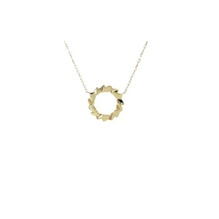Gargantilla Oro Amarillo 18Kt y Colgante Circular 05512653CO