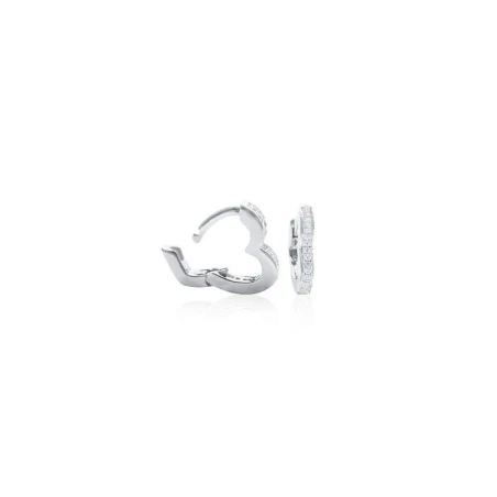 Pendientes Itemporality Secret Silver Mujer Corazón Plata Baño Rodio y Circonitas SEA-101-177-UU