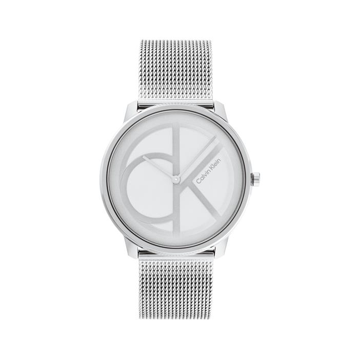 Reloj Calvin Klein Iconic Mesh Unisex Plateado Analógico 25200027