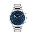 Reloj Calvin Klein Gauge Hombre Plateado y Azul Multifunción 25200063