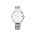 Reloj Tommy Hilfiger Pippa Plateado y Rosado Analógico 1782666