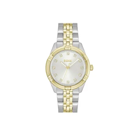 Reloj Boss Rhea Mujer Plateado y Dorado Analógico 1502700