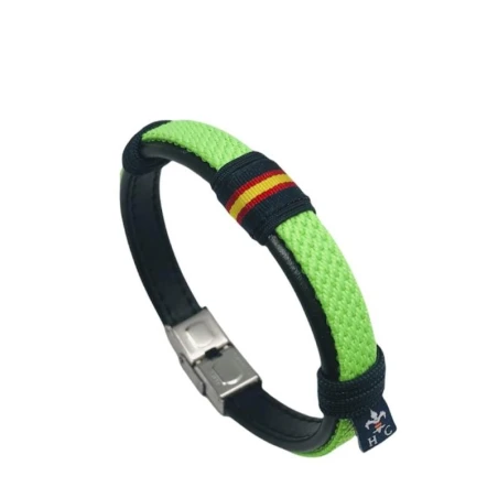 Pulsera Hispania Wake Up Azul Marino, Verde y Bandera España PHF-121-1W-2AAA