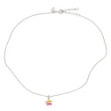 Gargantilla Agatha Ruiz de la Prada Flor Plata Esmalte Rosa y Amarillo 110BLOCK
