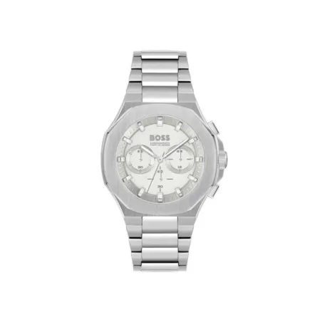 Reloj Boss Taper Hombre Plateado Cronógrafo 1514087