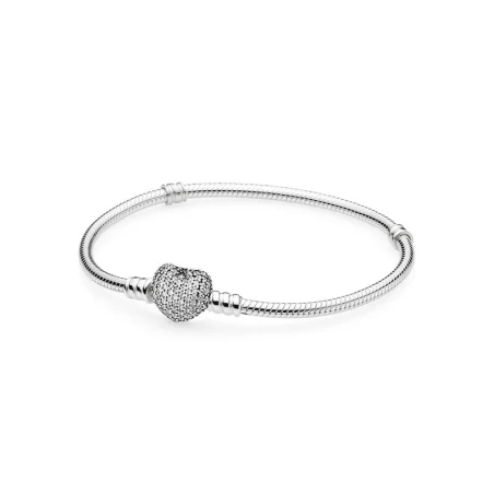 Pulsera PANDORA Moments cierre Corazón. 590727CZ-17
