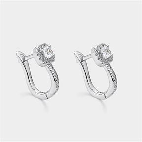 Pendientes Itemporality Dalia Plata y Circonitas Blancas SEA-101-351-UU 2