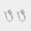 Pendientes Itemporality Dalia Plata y Circonitas Blancas SEA-101-351-UU