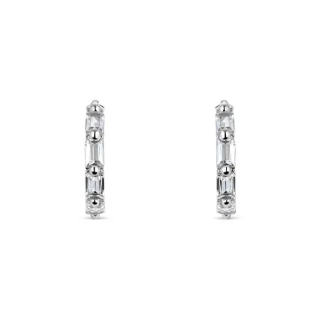 Pendientes Itemporality Prisma Aro Plata y Circonitas Rectangulares SEA-101-358-UU