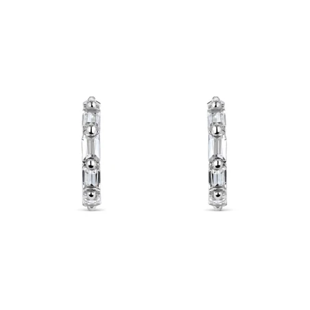 Pendientes Itemporality Prisma Aro Plata y Circonitas Rectangulares SEA-101-358-UU