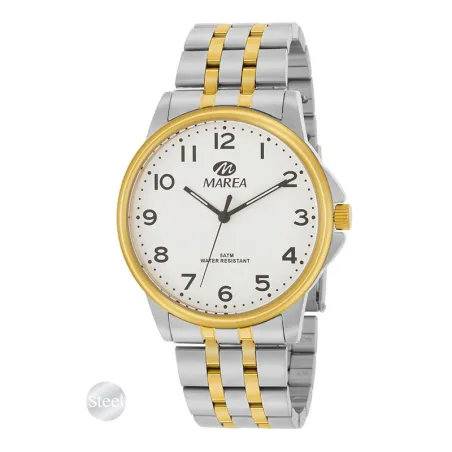 Reloj Marea Hombre Plateado y Dorado Analógico B36162/2