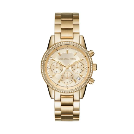 Reloj Michael Kors Ritz Dorado Mujer Cronógrafo MK6356