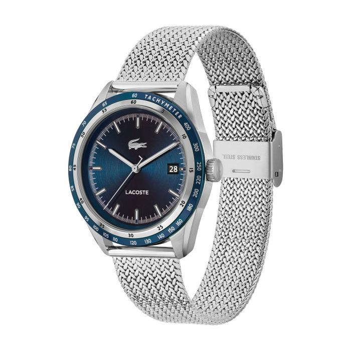 Reloj Lacoste Everett Hombre Plateado y Azul Analógico 2011294