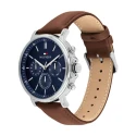 Reloj Tommy Hilfiger Tyson Hombre Marrón, Plateado y Azul Multifunción 1710585