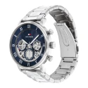 Reloj Tommy Hilfiger Legend Hombre Plateado y Azul Multifunción 1710569