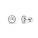 Pendientes Victoria Cruz Basic Mujer Plata y Cristal Swarovski Transparente A2791-07T